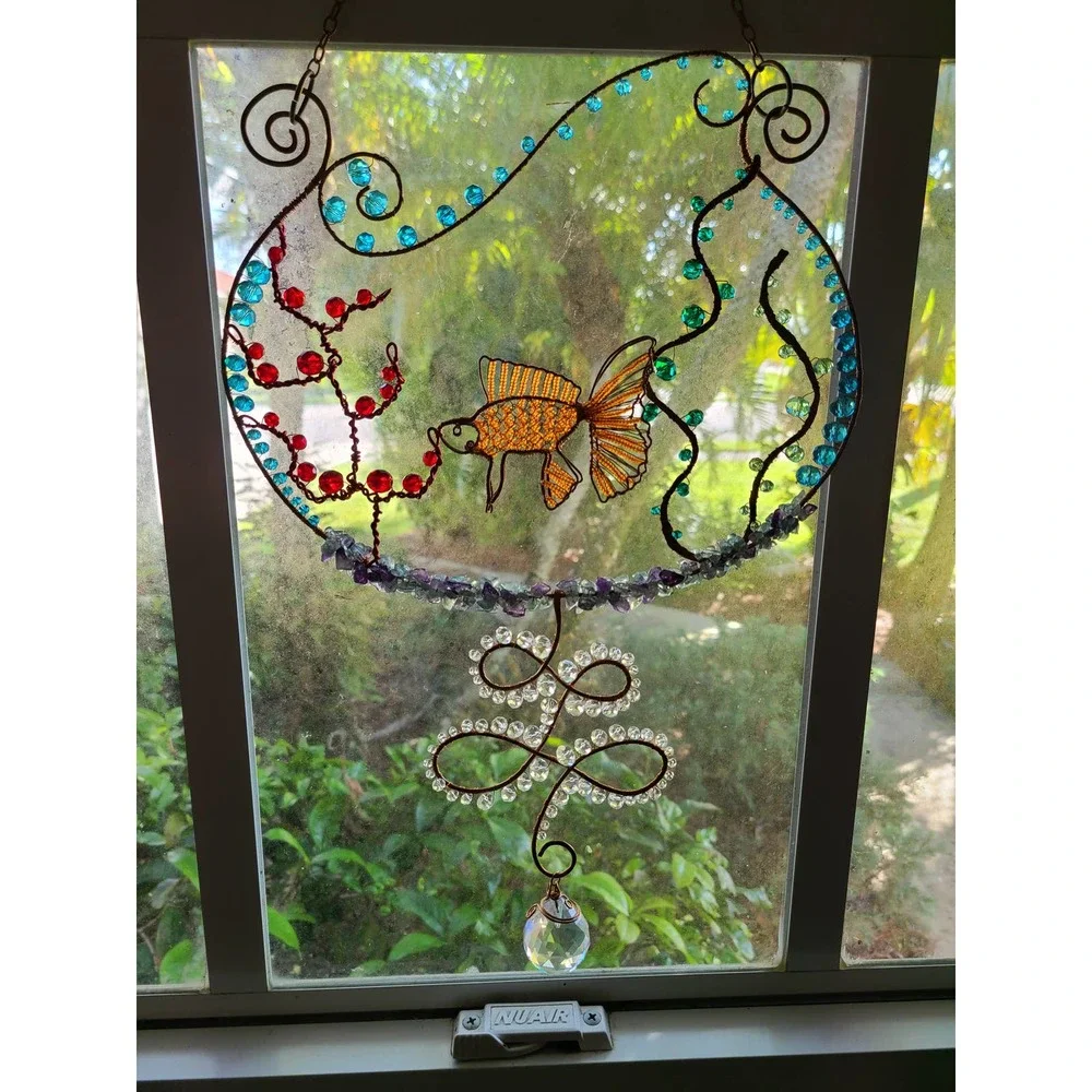 Handmade Goldfish Suncatcher - Picture 3 of 6